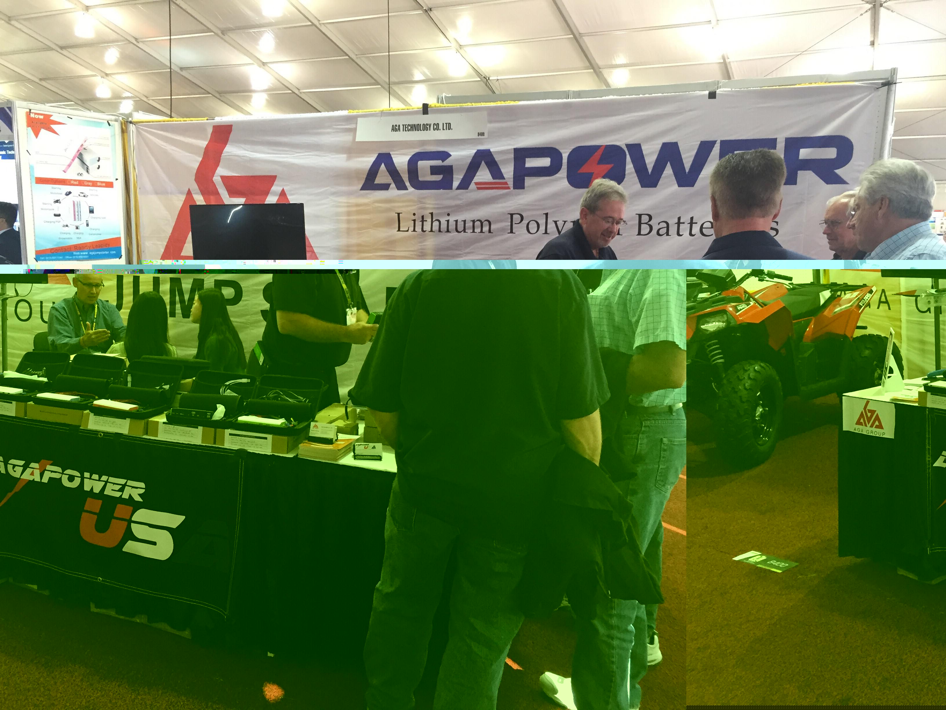 昂佳汽車啟動電源（AGA Power）展會現(xiàn)場圖